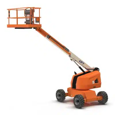 Boom Lift on white background